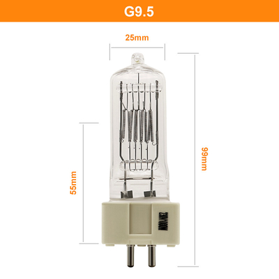 230V 1000W Marine Search หลอดฮาโลเจนหลอดไฟ G9.5 GX9.5 GY9.5 G22 3200K