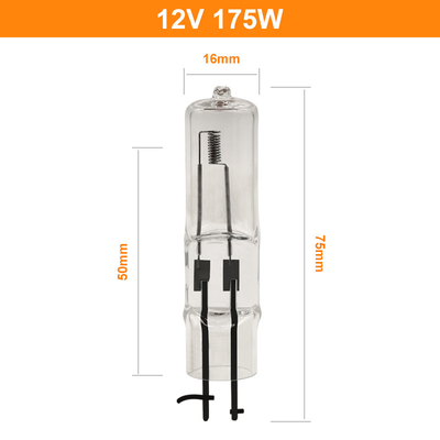 หลอดฮาโลเจนควอตซ์ 12v 175W G6.35 หลอดฮาโลเจน 12 โวลต์ Bi Pin สอง Prongs