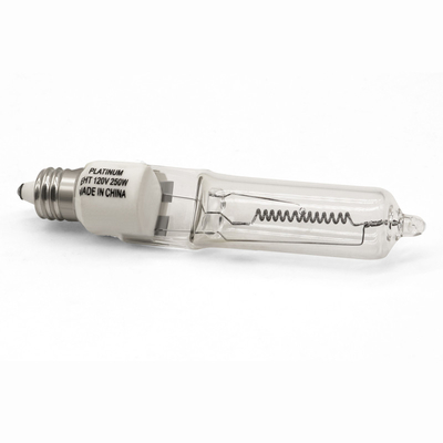 Mini Can E11 120v 250 วัตต์ควอตซ์โคมไฟหรี่แสงได้หลอดฮาโลเจน
