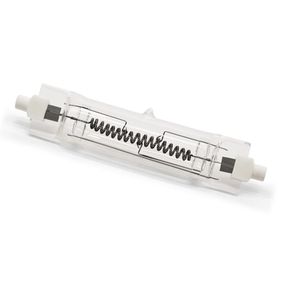 หลอดฮาโลเจนคู่สิ้นสุดควอตซ์หลอดอินฟราเรด 230V 2000W R7s หลอดประหยัดพลังงาน