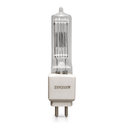 230v 2000w หลอดฮาโลเจน G15 G16 G22 G38 สำหรับไฟแสดงสถานะกล้อง