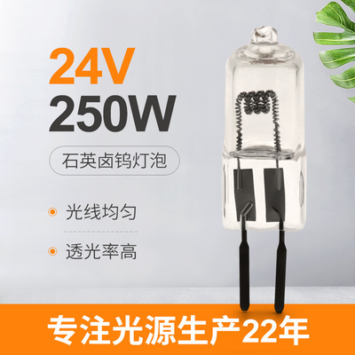 24v 150w 250W ควอตซ์ไอโอดีนโคมไฟ Lumens สูงผ่าตัดทังสเตนฮาโลเจนโปรเจคเตอร์ Lamp