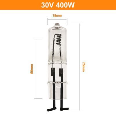 หลอดฮาโลเจน 2 พิน 2 ดวง 400W 30V 75mm Length