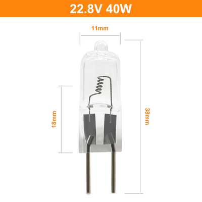 หลอดฮาโลเจน 22.8V 40w G6.35 หลอดไอโอดีนควอตซ์ OSRAM 64291 XIR Replacement