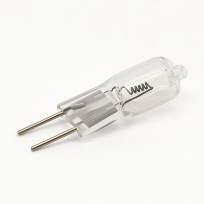 Non Reflector Axial Capsule หลอดไฟทางการแพทย์ 22.8V 50w หลอดฮาโลเจน
