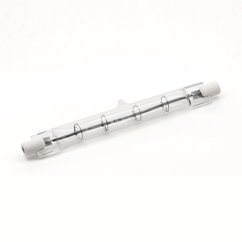 230V 800W R7s หลอดไฟ 118mm Dimmable Halogen Photo Optic Lamp เสา Burner Patio สีแดง เครื่องทำความร้อน