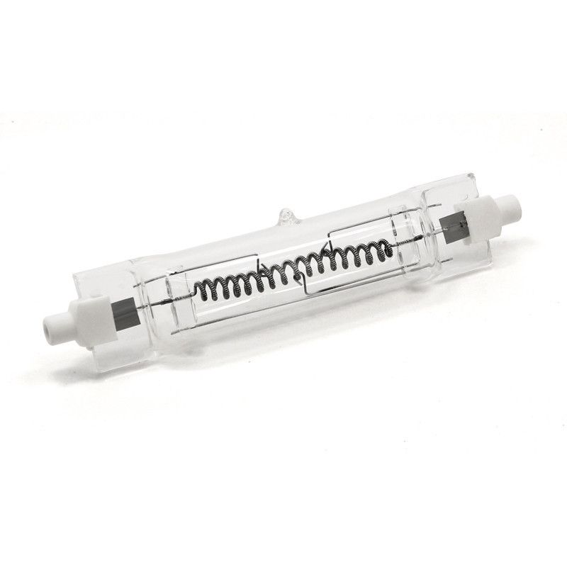หลอดฮาโลเจนคู่สิ้นสุดควอตซ์หลอดอินฟราเรด 230V 2000W R7s หลอดประหยัดพลังงาน