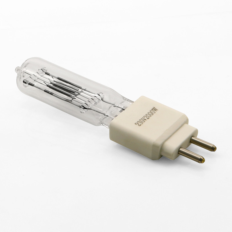 230v 2000w หลอดฮาโลเจน G15 G16 G22 G38 สำหรับไฟแสดงสถานะกล้อง